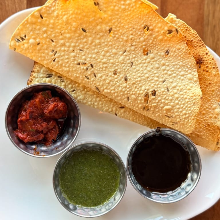 Indian Drinks, Appetizers & Entrées